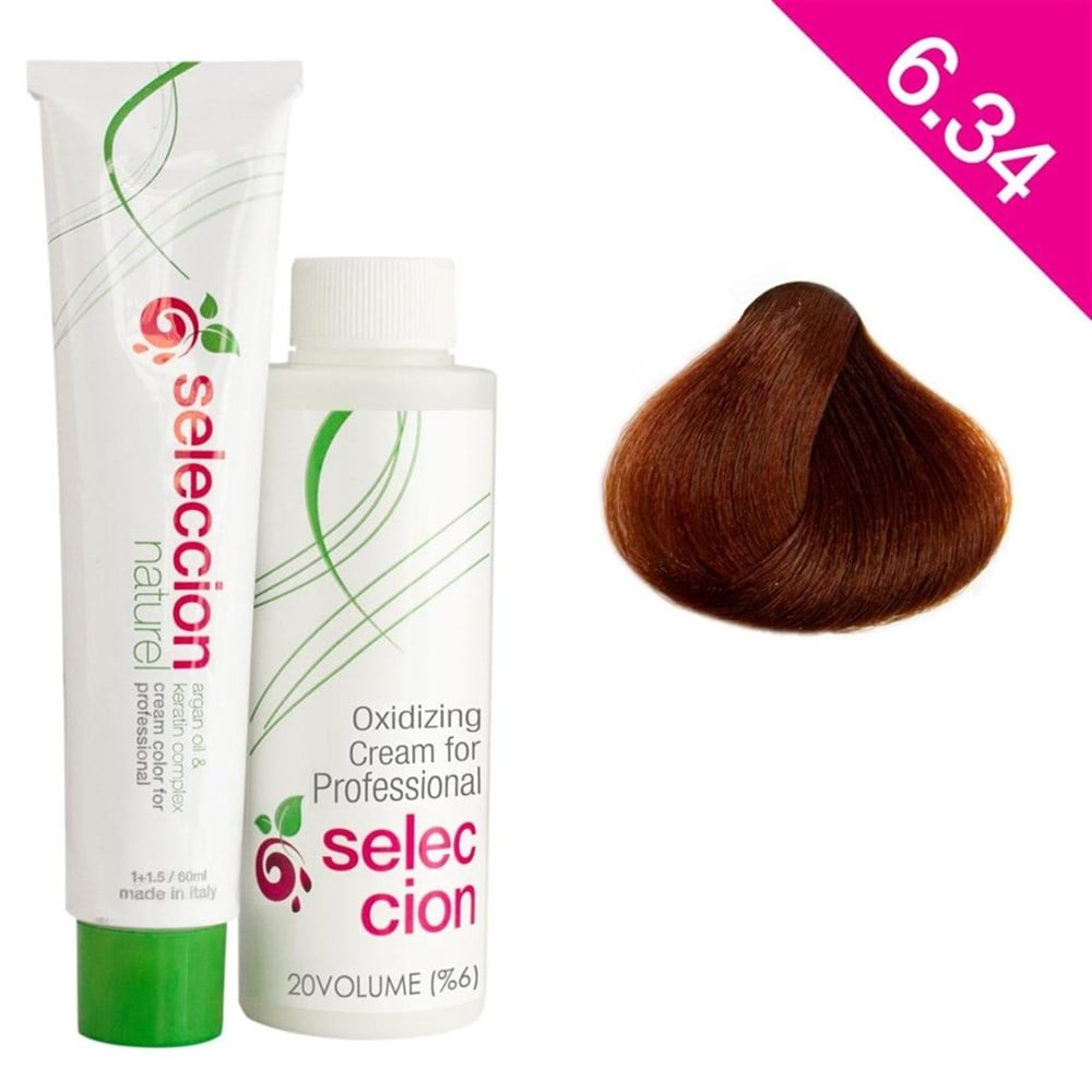 Seleccion Saç Boyası 60 Ml 6.34 Koyu Kumral Dore Bakır
