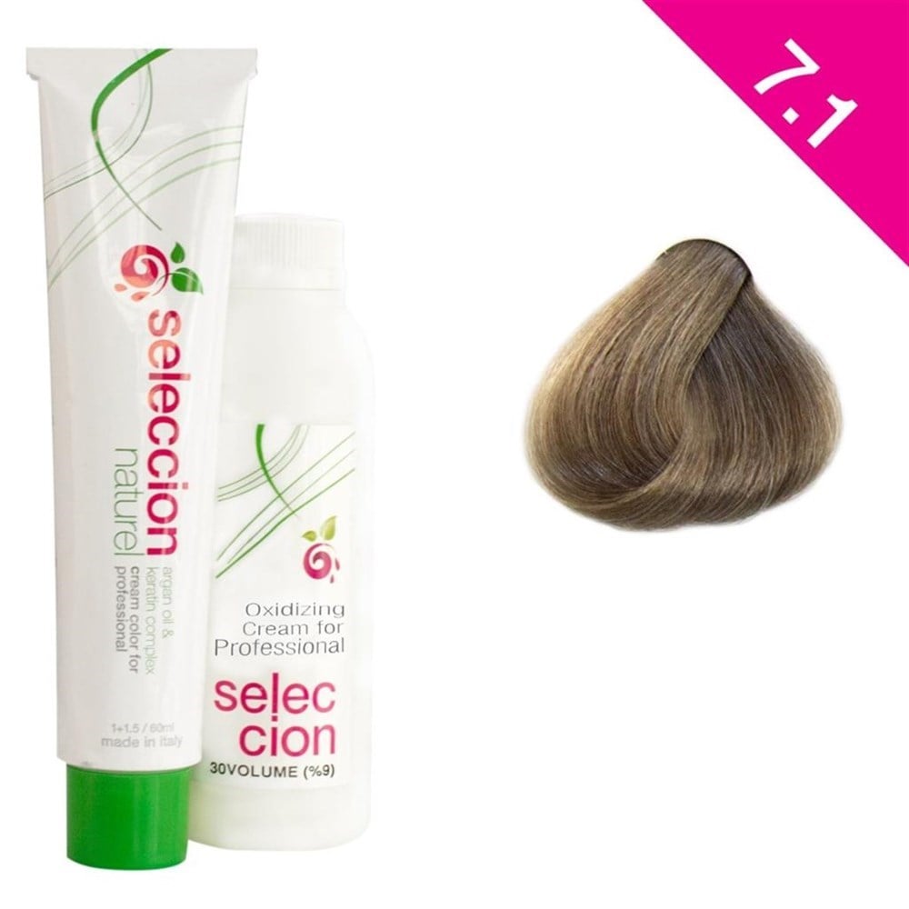Seleccion Saç Boyası  60Ml 7.1 Orta Kumral Kullu