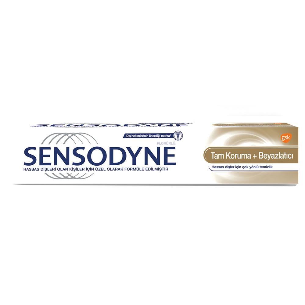 Sensodyne Diş Macunu Tam Koruma + Beyazlatıcı 75 Ml