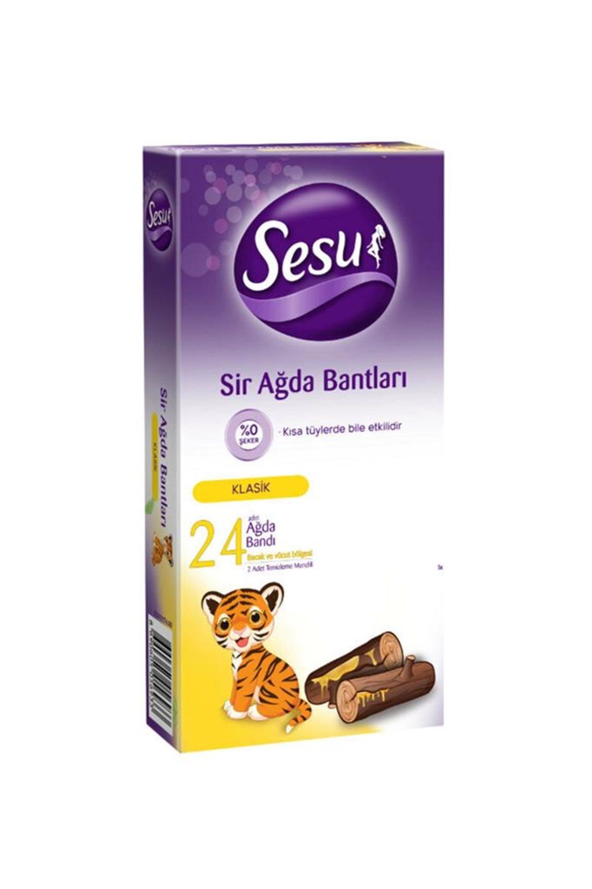 Sesu Sir Ağda Bandı Normal Tüyler 24 Adet