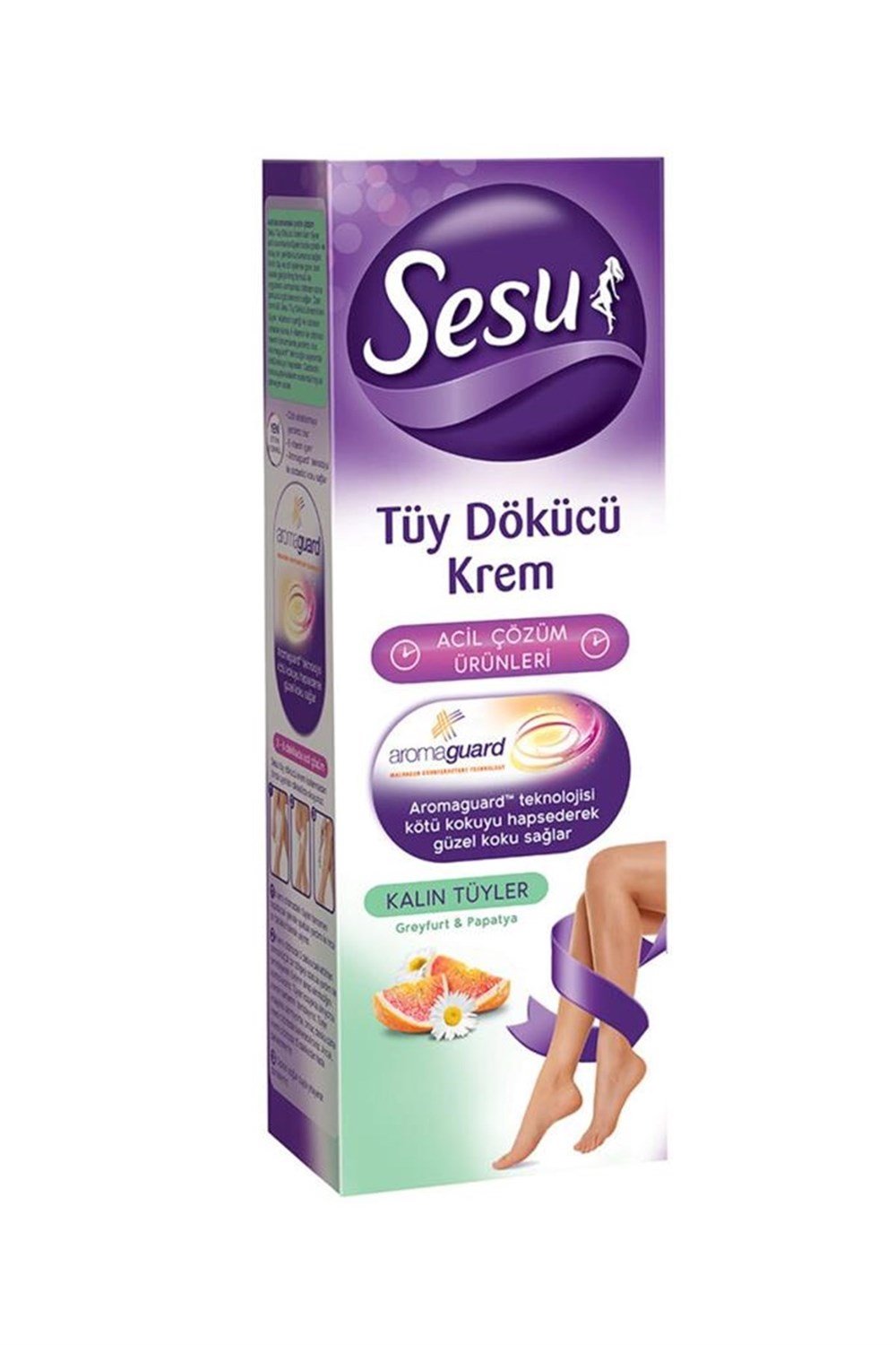 Sesu Tüy Dökücü Krem Kalın Tüyler 100 Ml