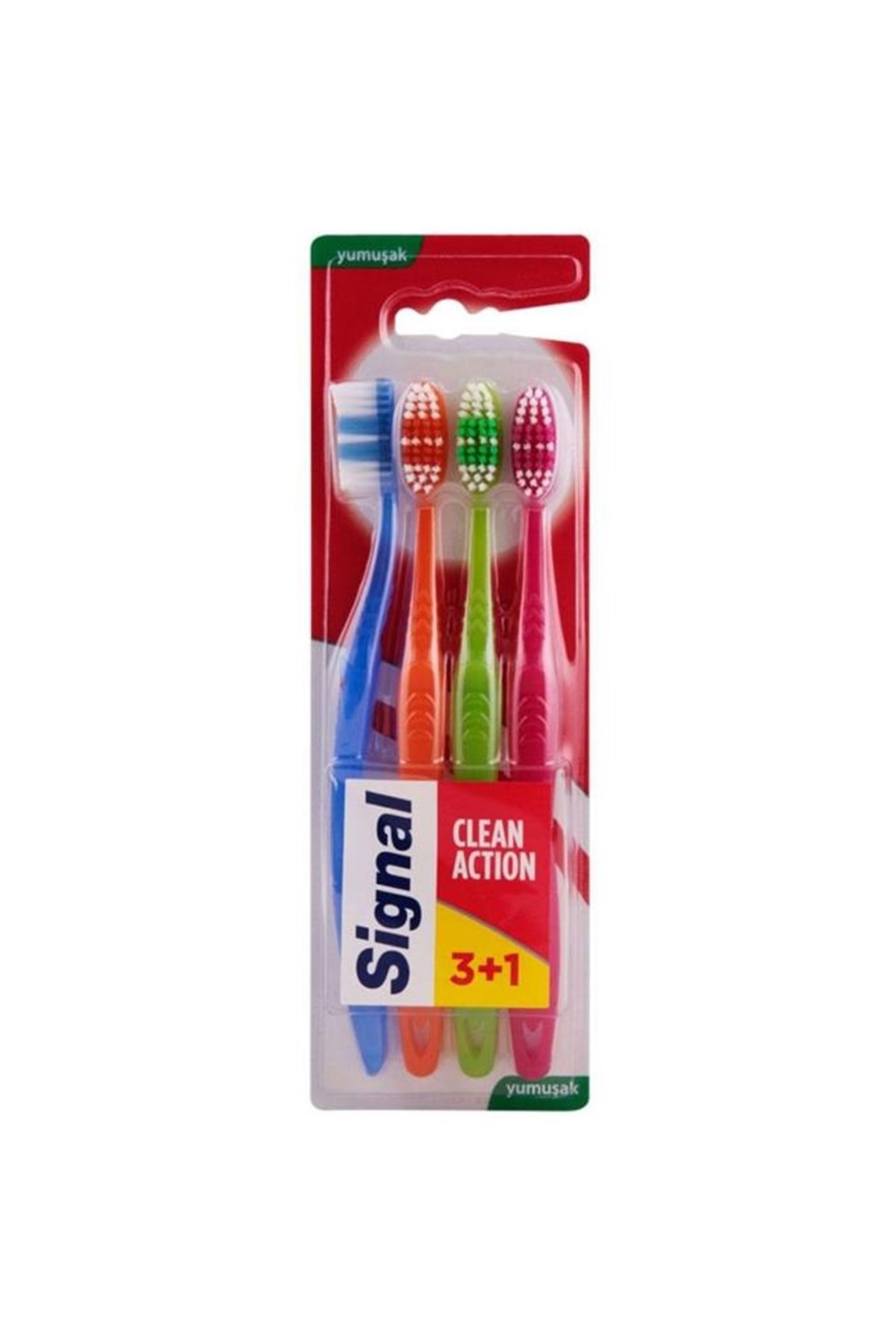 Signal Performans Clean Actıon Diş Fırçası 3+1