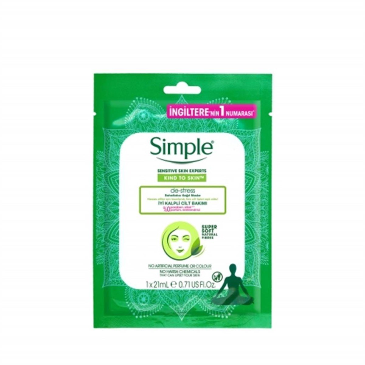 Simple De-Stress Rahatlatıcı Kağıt Maske