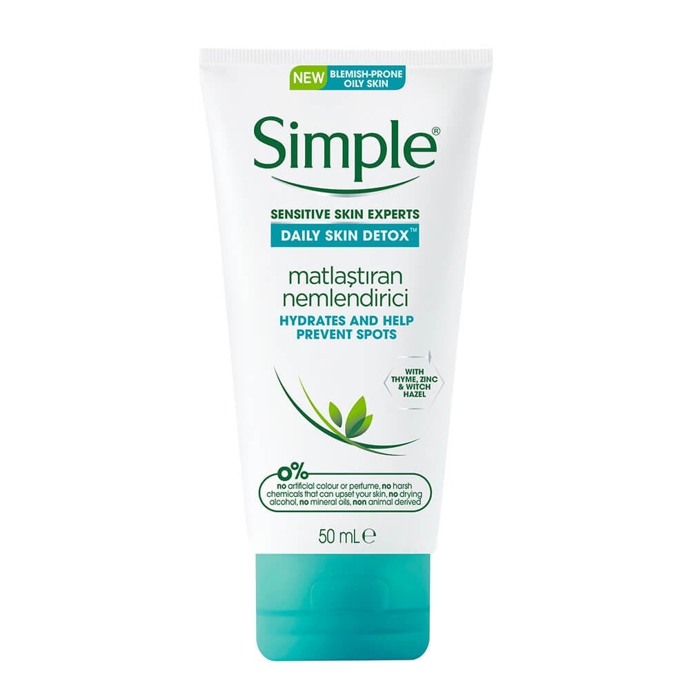 Simple Matlaştırıcı Nemlendirici Etkili Krem 50Ml