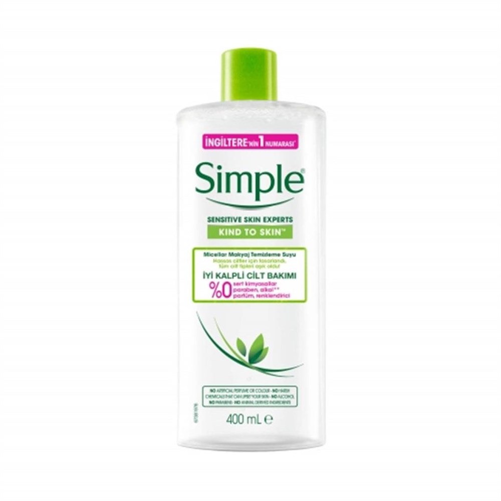 Simple Micellar Makyaj Temizleme Suyu 400 Ml