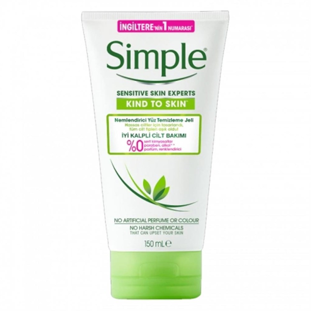 Simple Nemlendirici Yüz Temizleme Jeli 150 Ml