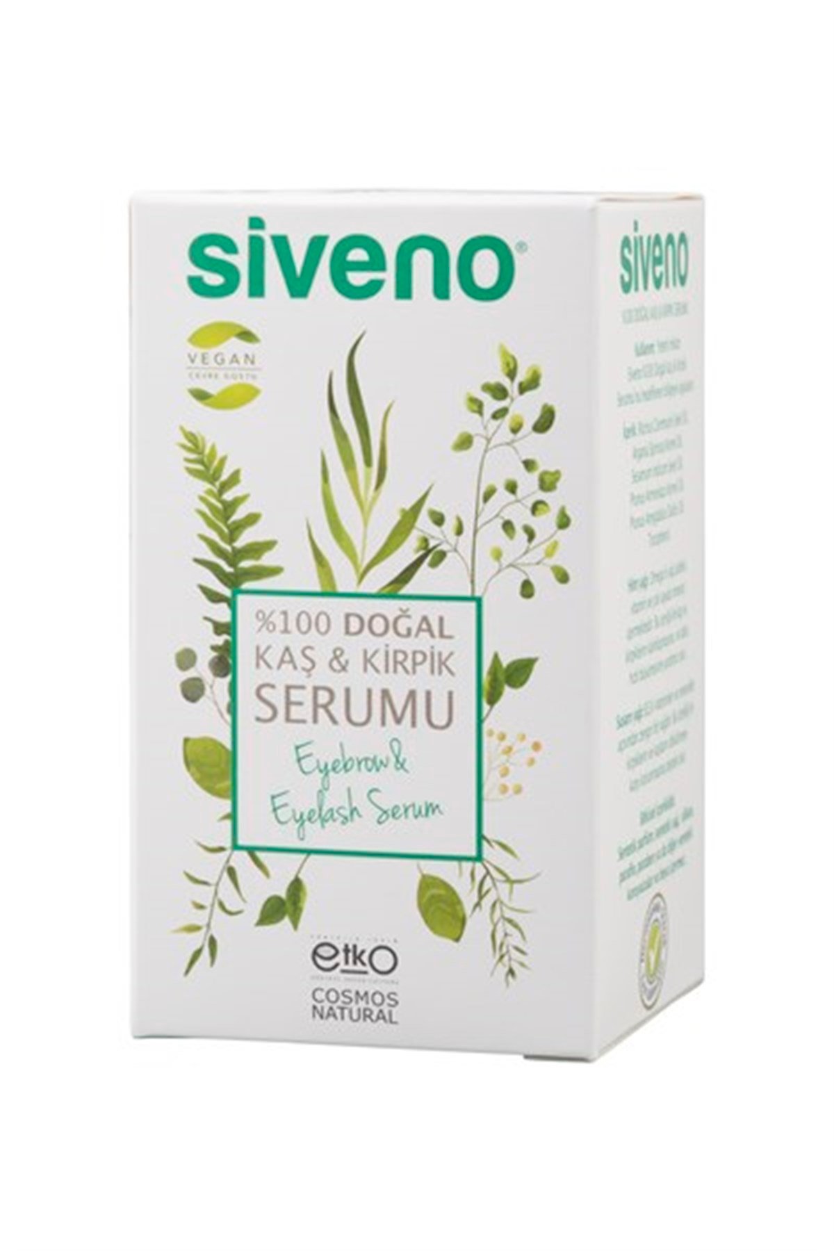 Siveno %100 Doğal Kaş & Kirpik Serumu 10 Ml