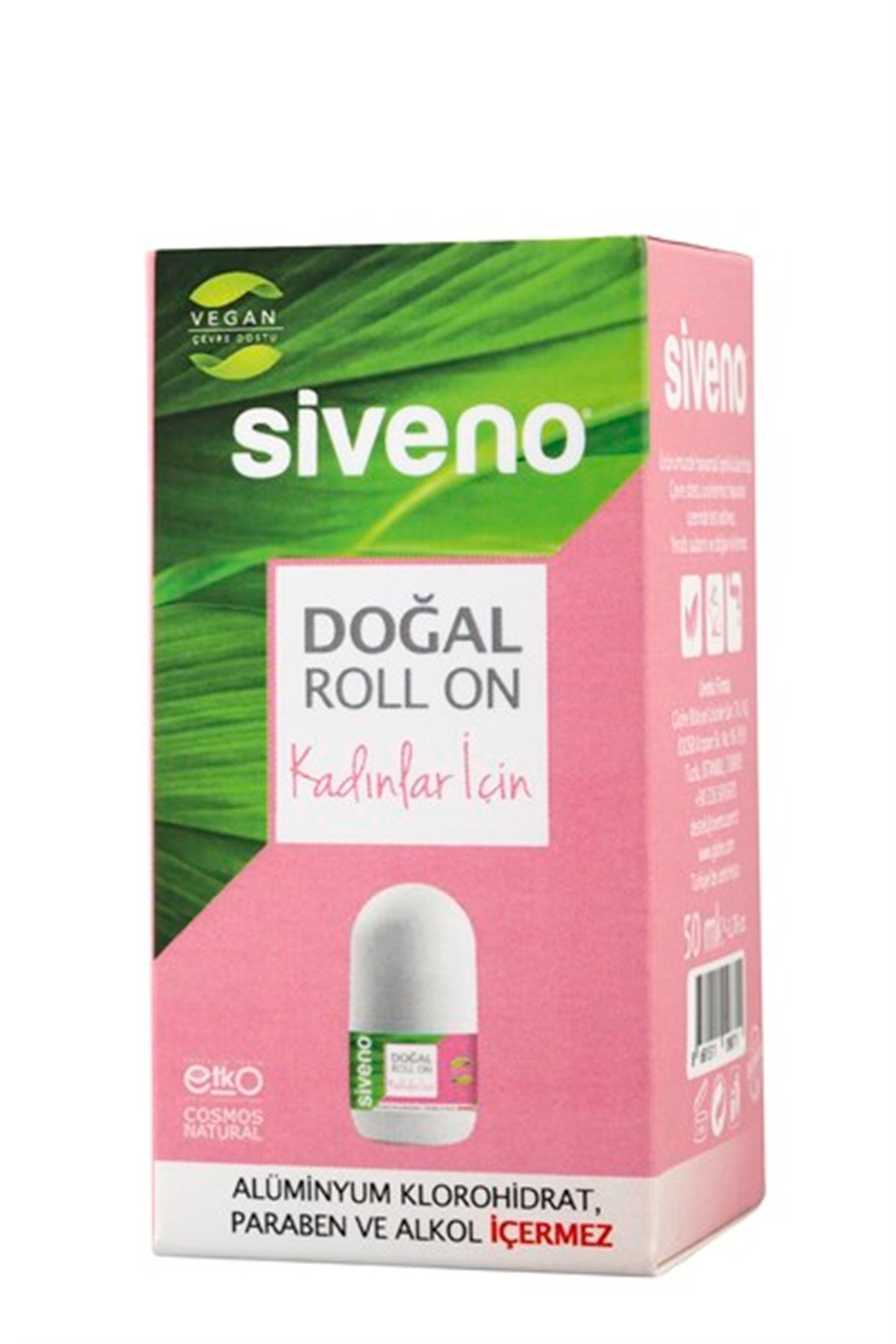 Siveno Doğal Roll On Kadınlar İçin 50 Ml