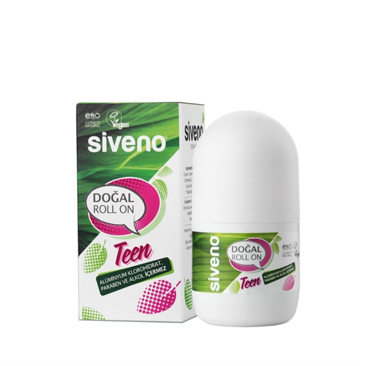 Siveno Doğal Roll On Teen Pink 50 Ml