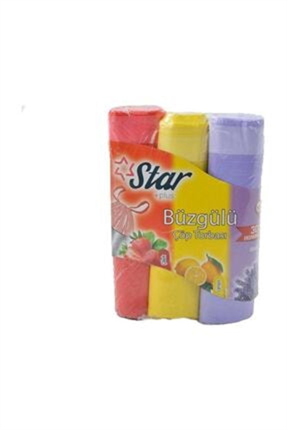 Star+Plus Çöp Torbası Büzgülü 3' Lü Eko Paket 30 Adet 