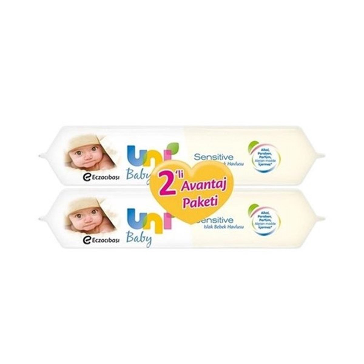 Uni Baby Sensitive Islak Havlu 56'lı 2 Adet