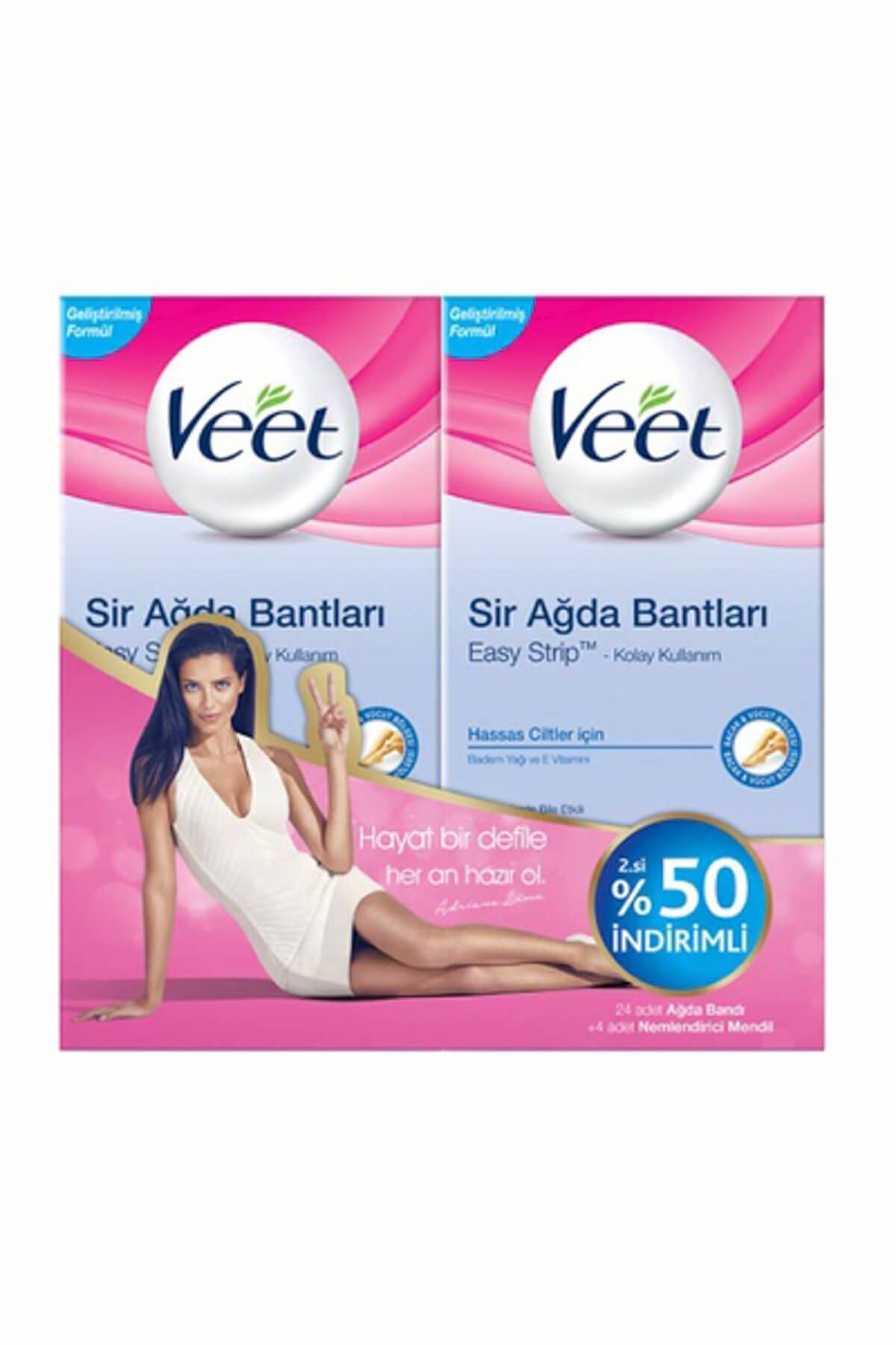 Veet Hassas Ciltler İçin Ağda Bandı 2 x 12'li