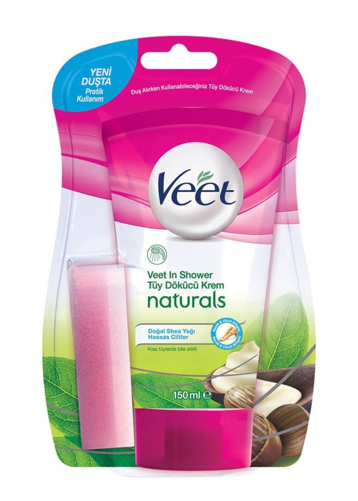 Veet In Shower Tüy Dökücü Krem Naturals Shea Yağı 150 Ml