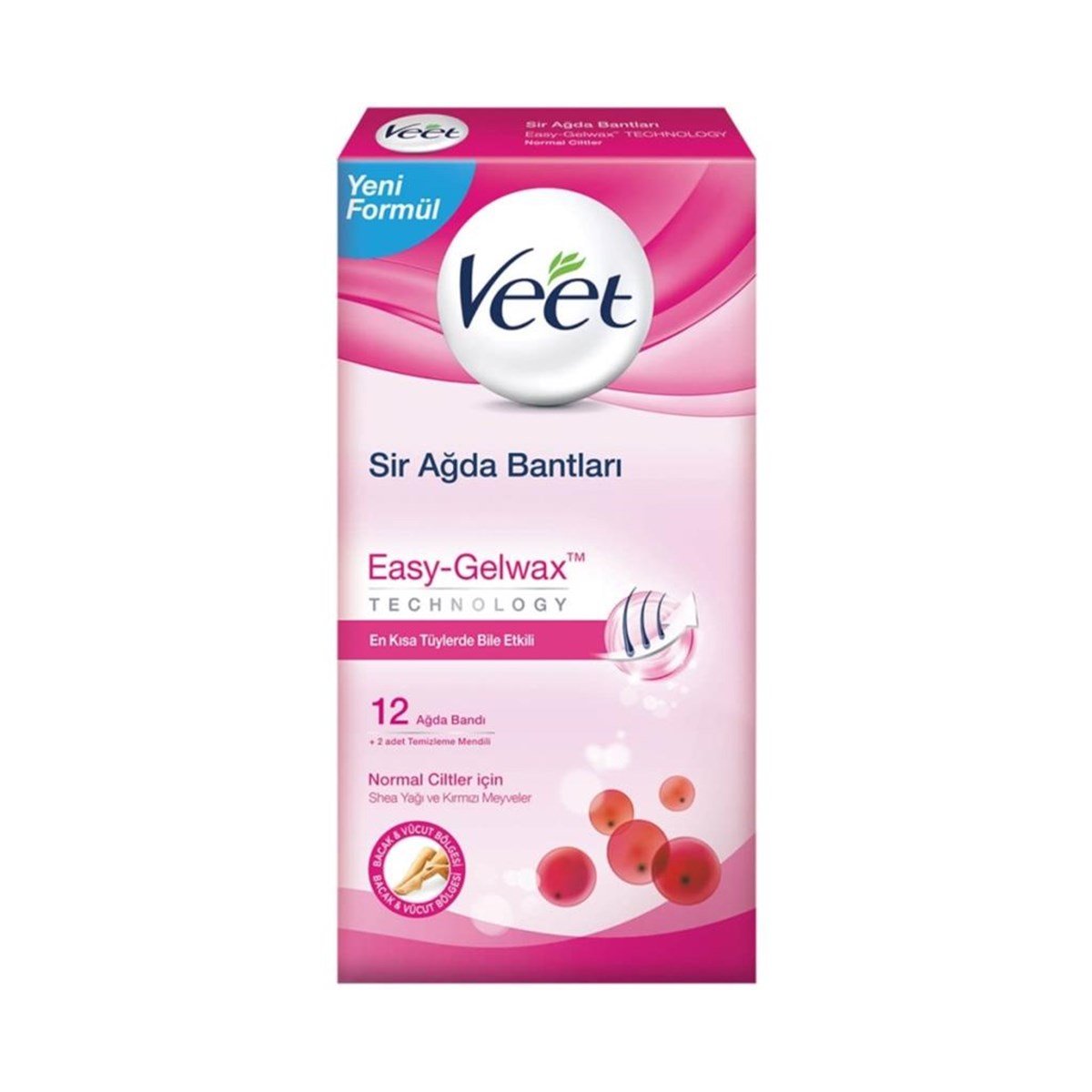 Veet Normal Ciltler İçin Ağda Bandı 12'li