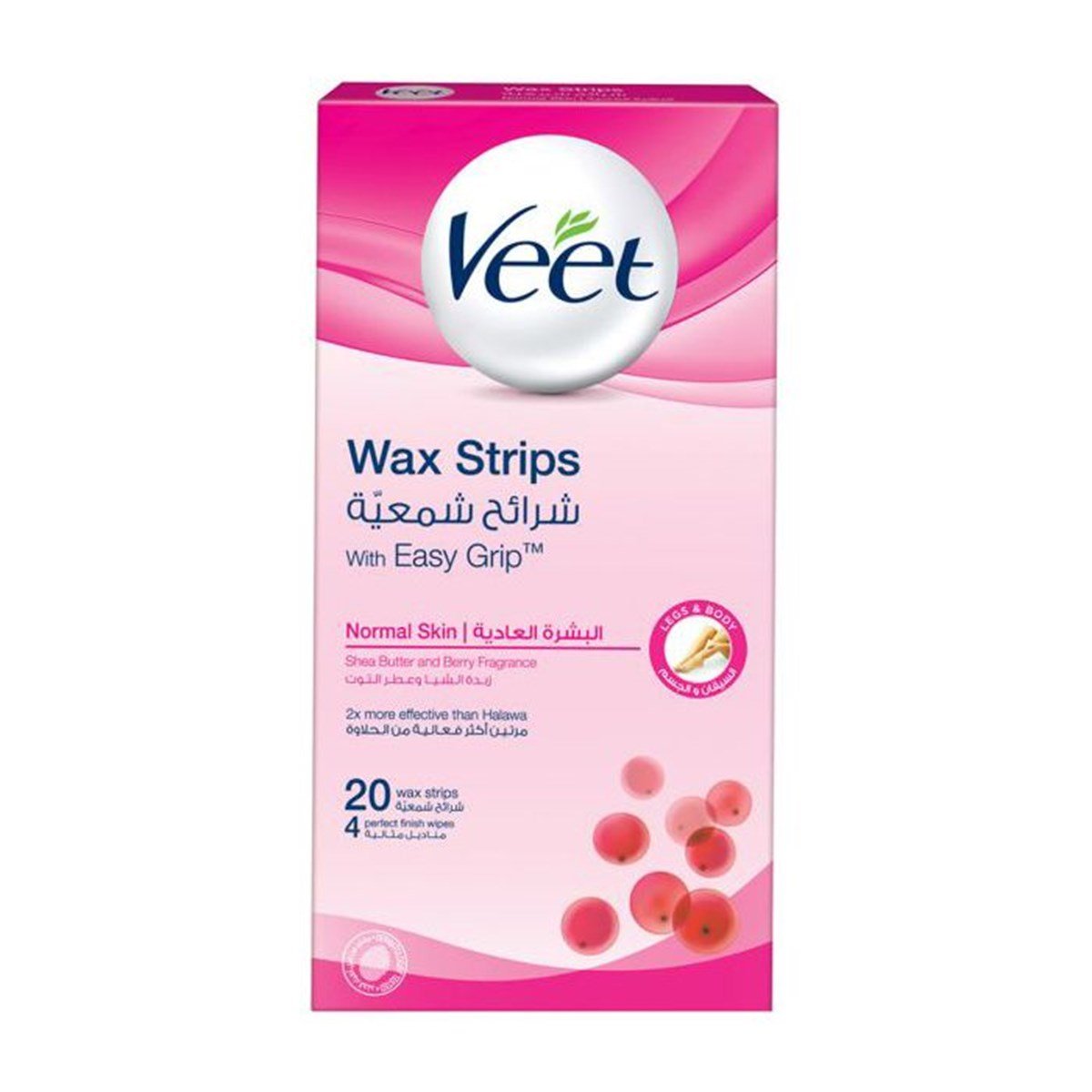 Veet Normal Ciltler İçin Ağda Bandı 20'li