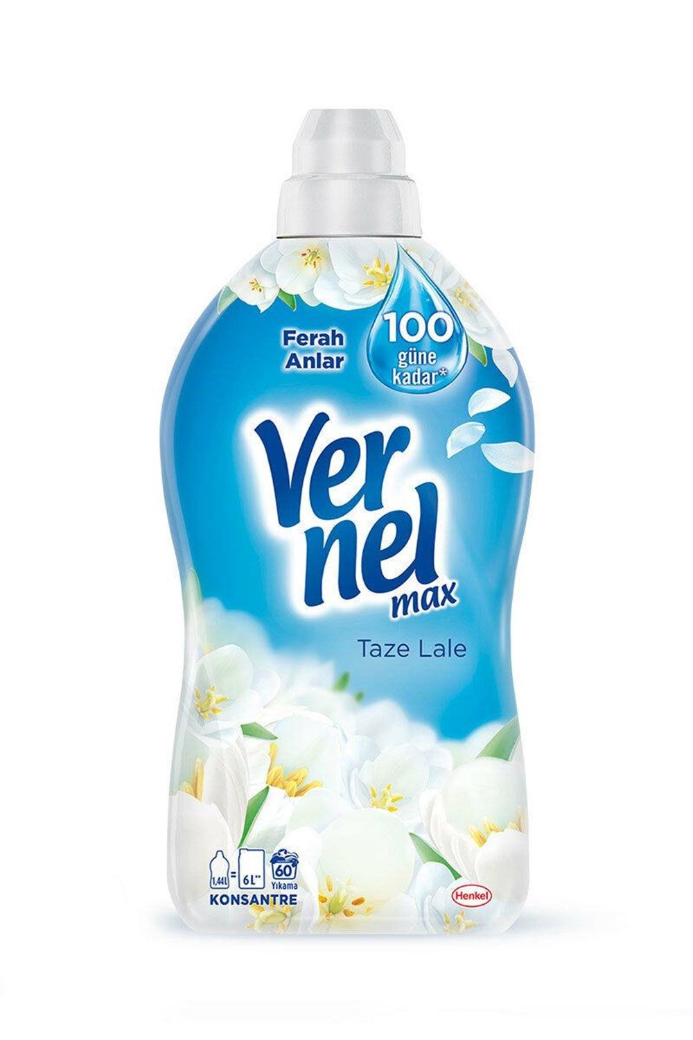 Vernel Max Taze Lale Konsantre Çamaşır Yumuşatıcı 1440 Ml