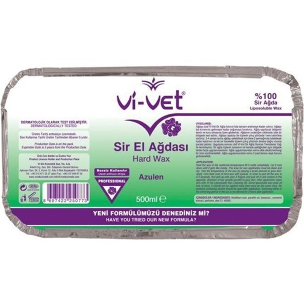 Vi-Vet Sir Ağda Azulen Kalıp Ağda 500 Ml