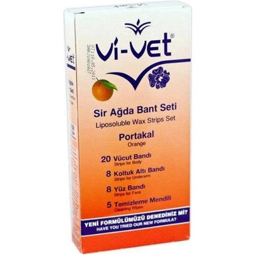 Vi-Vet Sir Ağda Bant Seti Portakallı 41'li