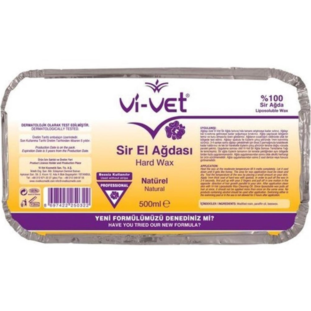 Vi-Vet Sir Ağda Naturel Kalıp Ağda 500 Ml
