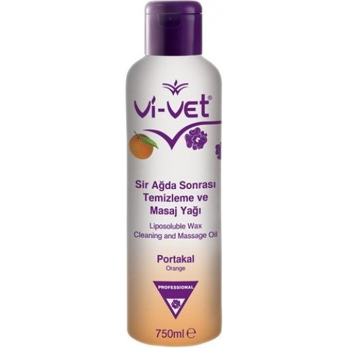 Vi-Vet Sir Ağda Sonrası Temizleme Ve Masaj Yağı Portakal 750 Ml