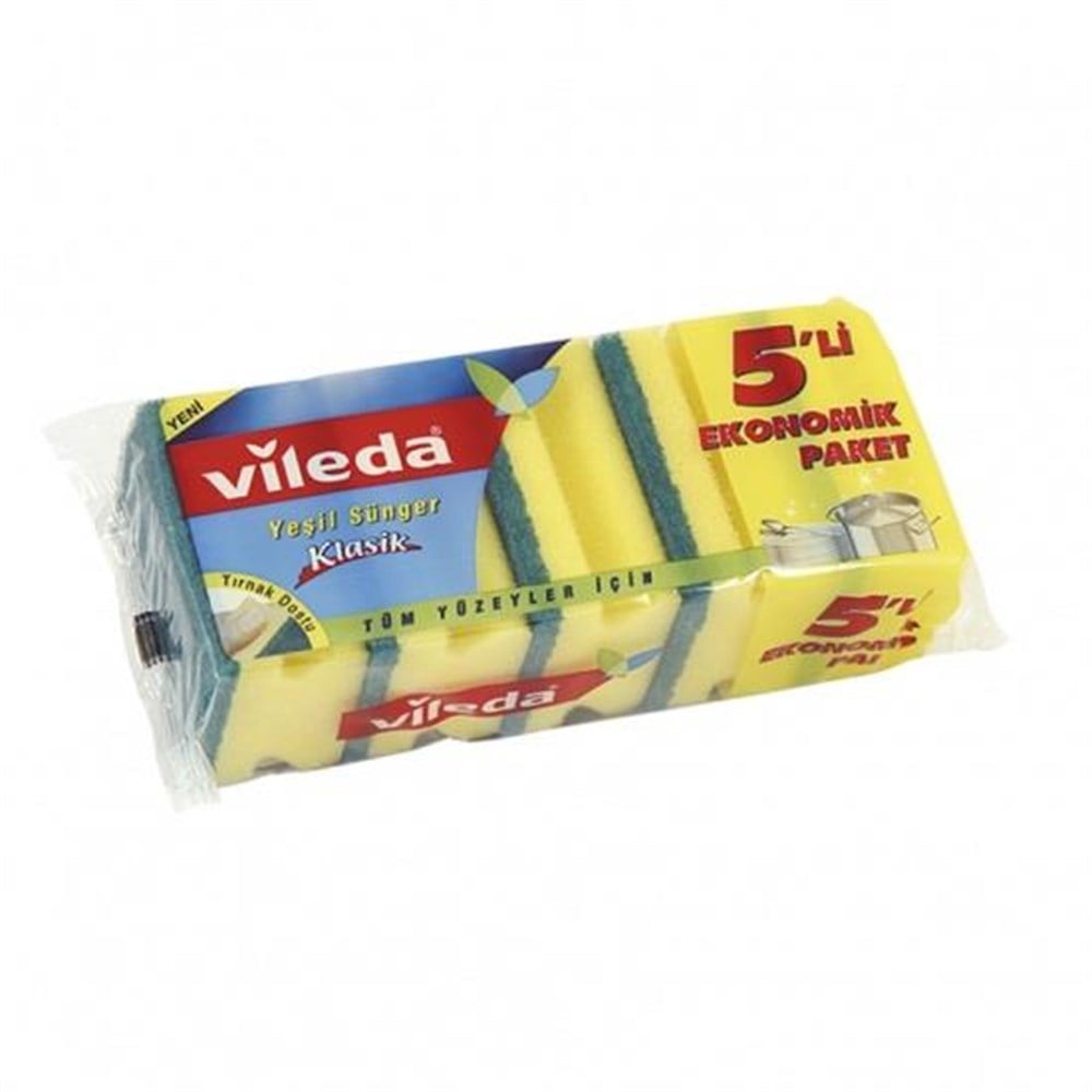 Vileda Bulaşık Süngeri Klasik 5'li