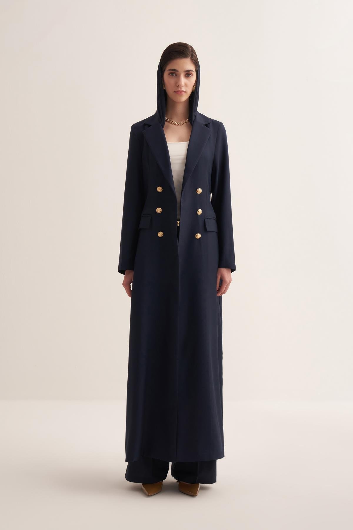 BLAZER ABAYA NAVY BLUE