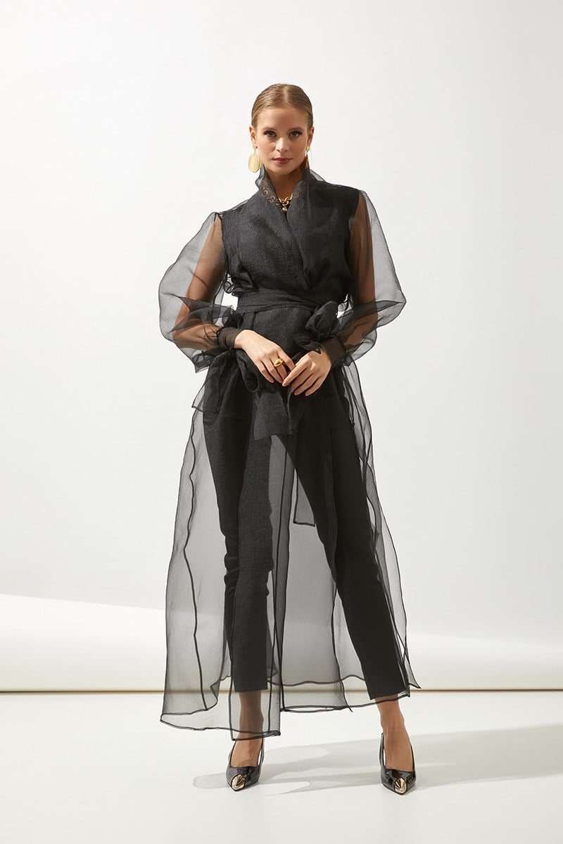 BUTTERFLY ABAYA-BLACK