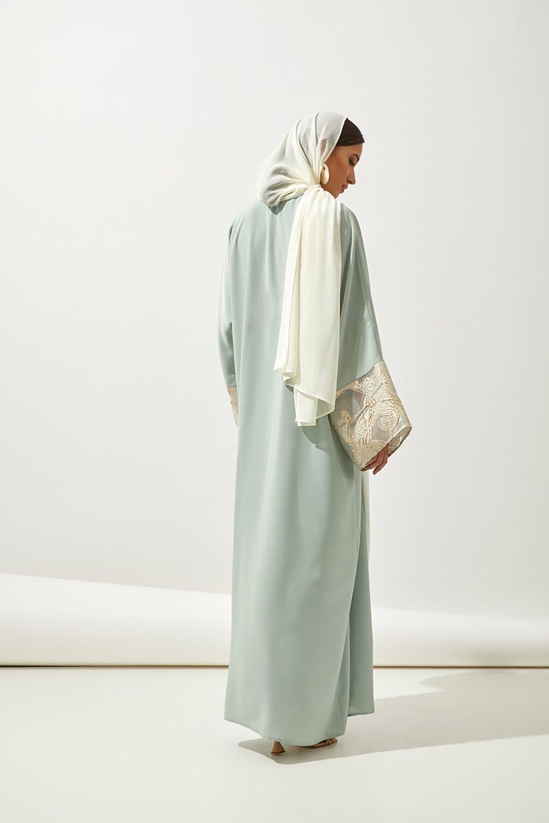 CHIC SAHRA ABAYA-MINT