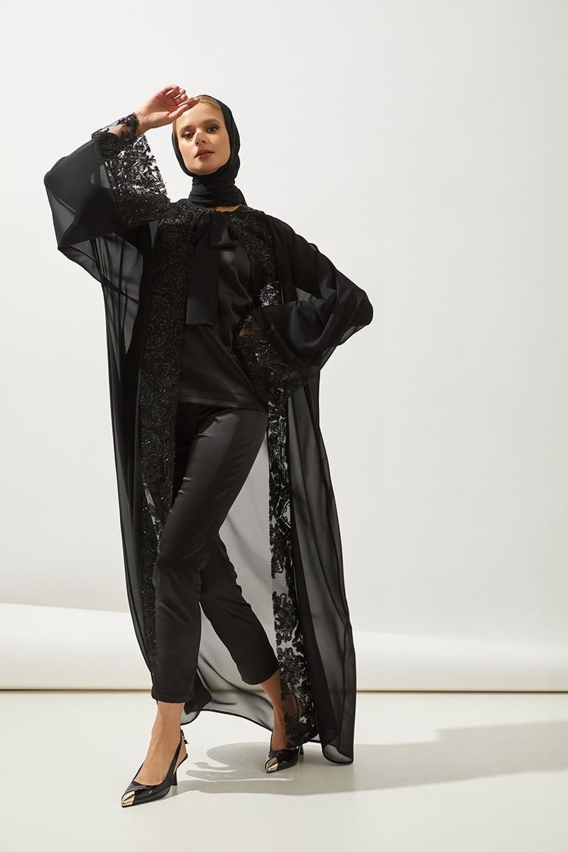 CHIFFON AMOR ABAYA
