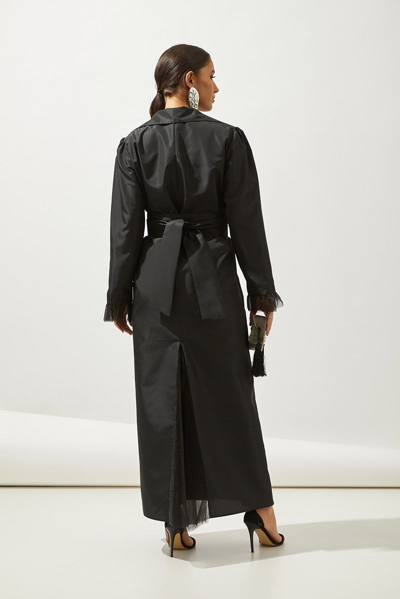 DIANA TAFTA ABAYA - BLACK
