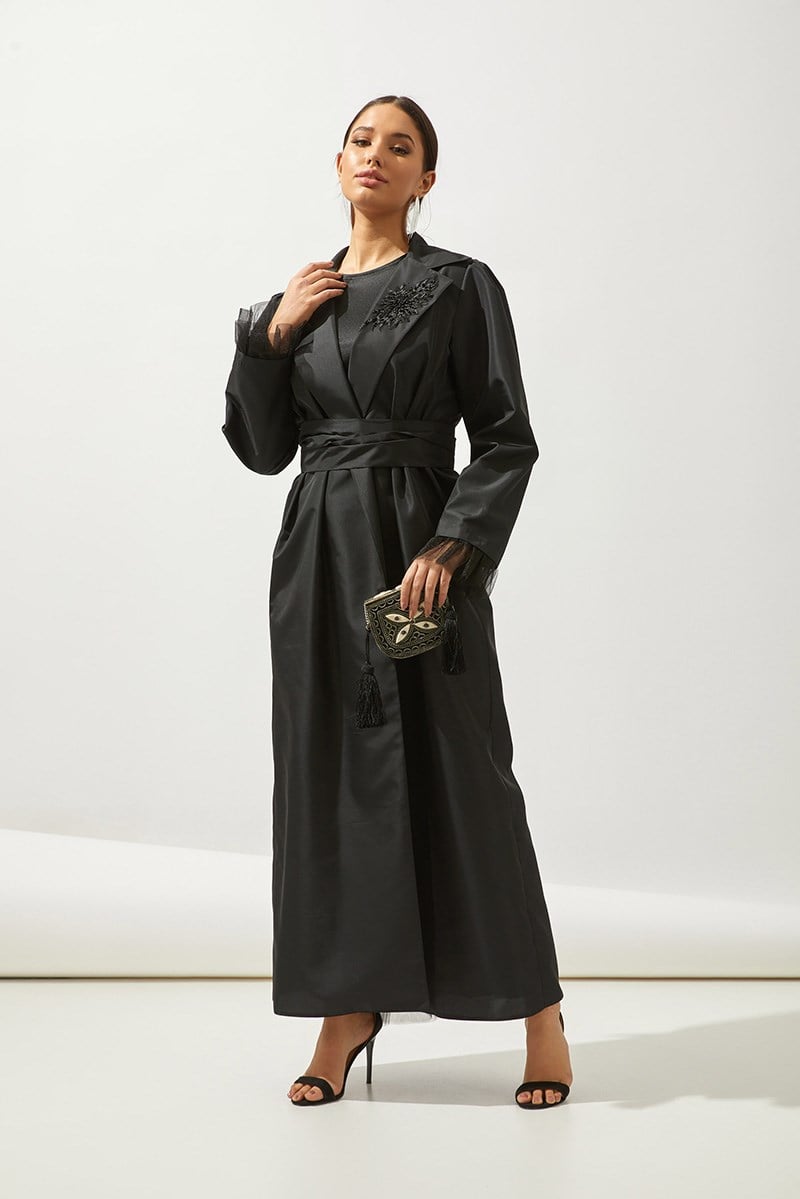 DIANA TAFTA ABAYA - BLACK