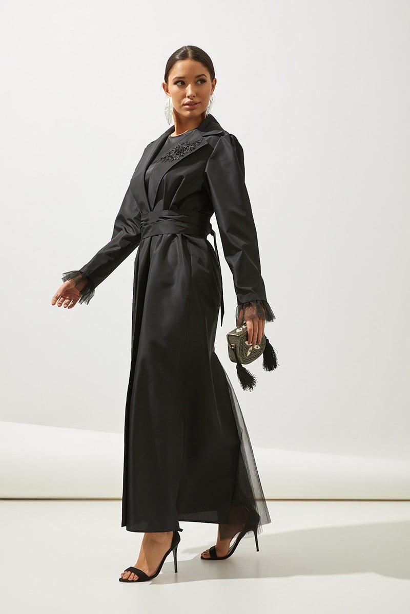 DIANA TAFTA ABAYA - BLACK