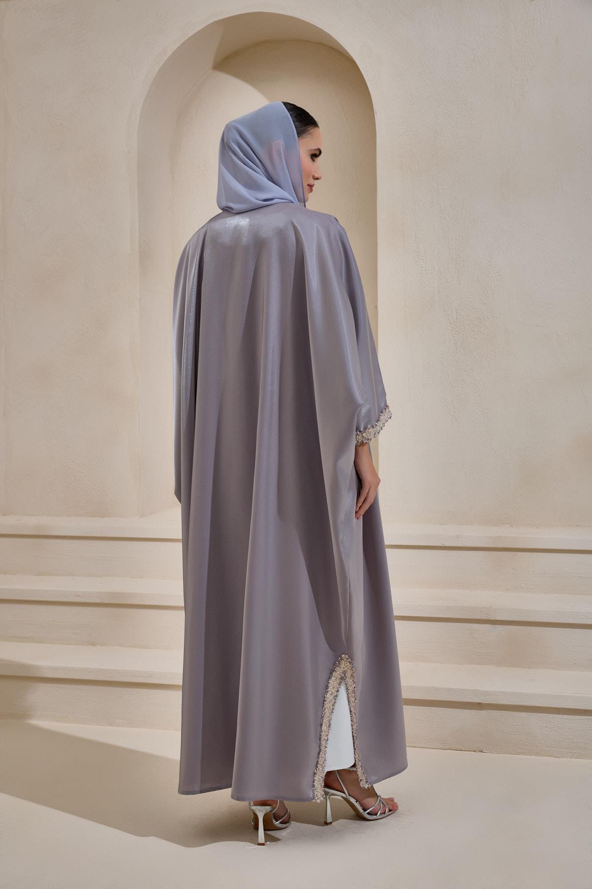 LOREN ABAYA SET GRAY