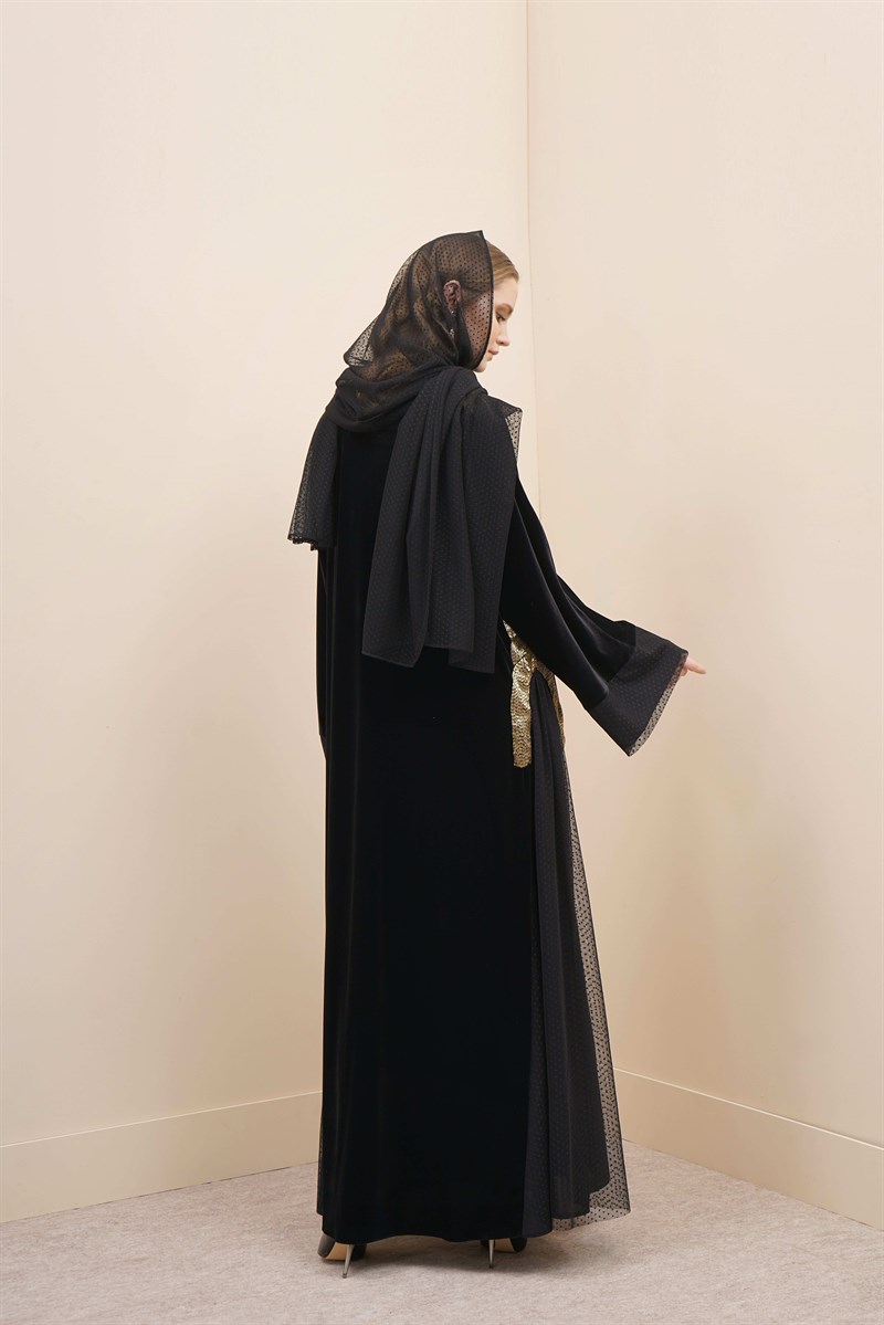 Luxry Kadife Abaya