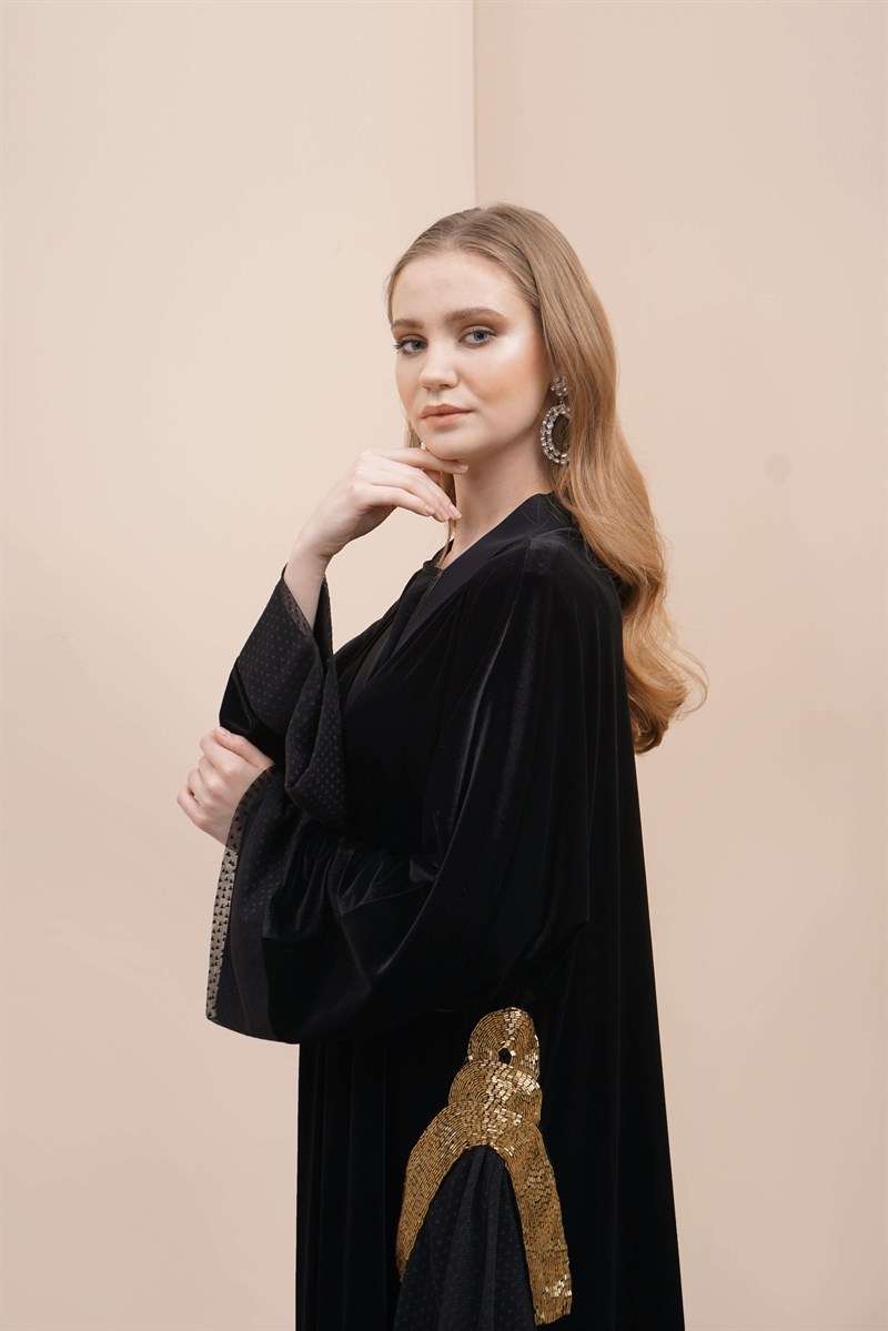 Luxry Kadife Abaya