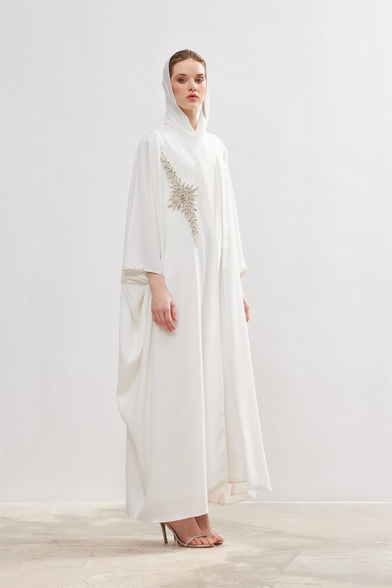 Mozah Abaya - WHITE