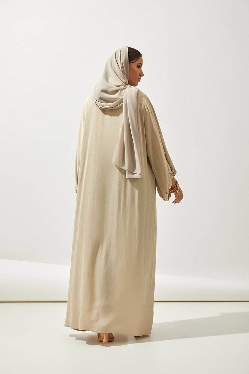 NATURAL ABAYA-BEIGE