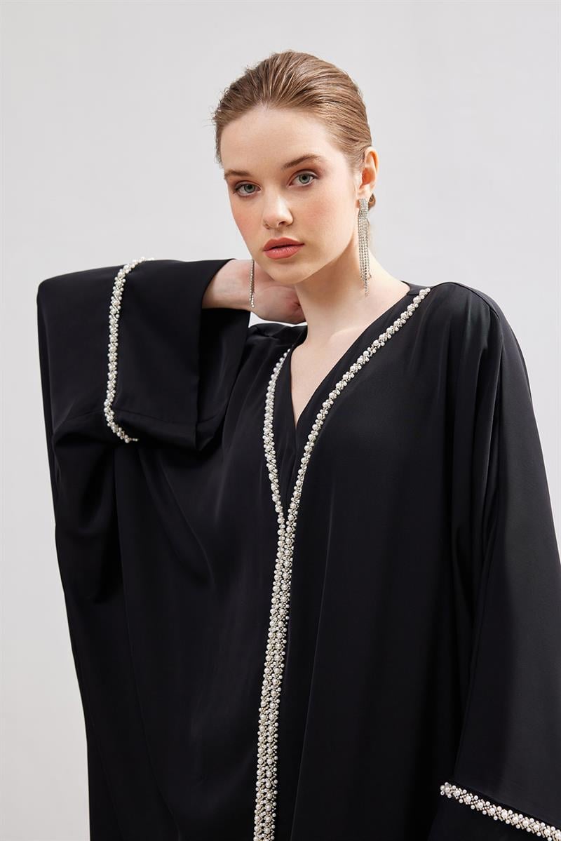 Pearl Jalabiya - BLACK