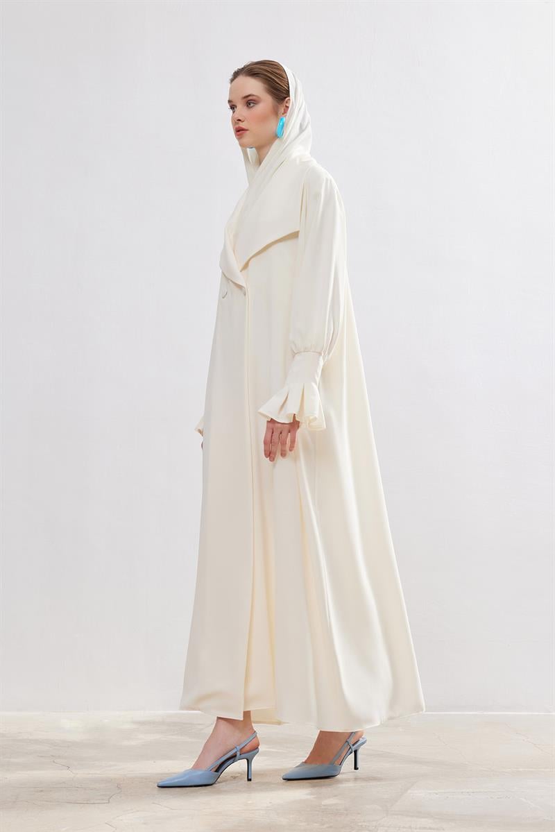 Rose Abaya - CREAM