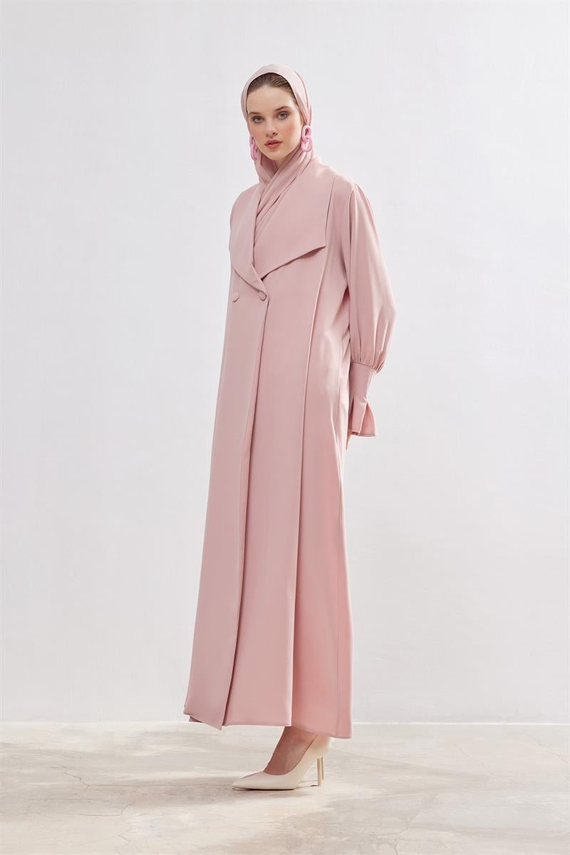Rose Abaya - POWDER