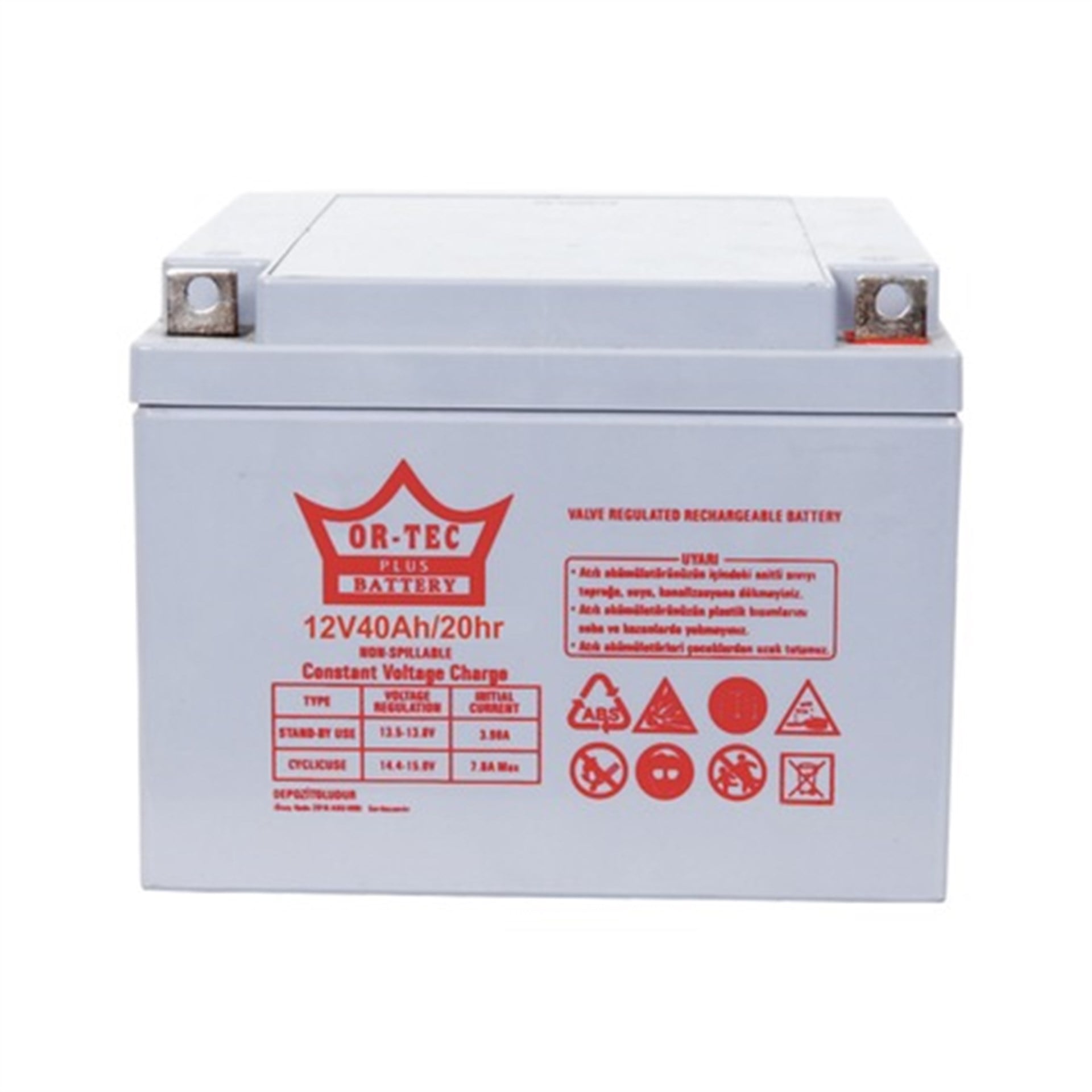 12 V 40 AHM KURU AKÜ