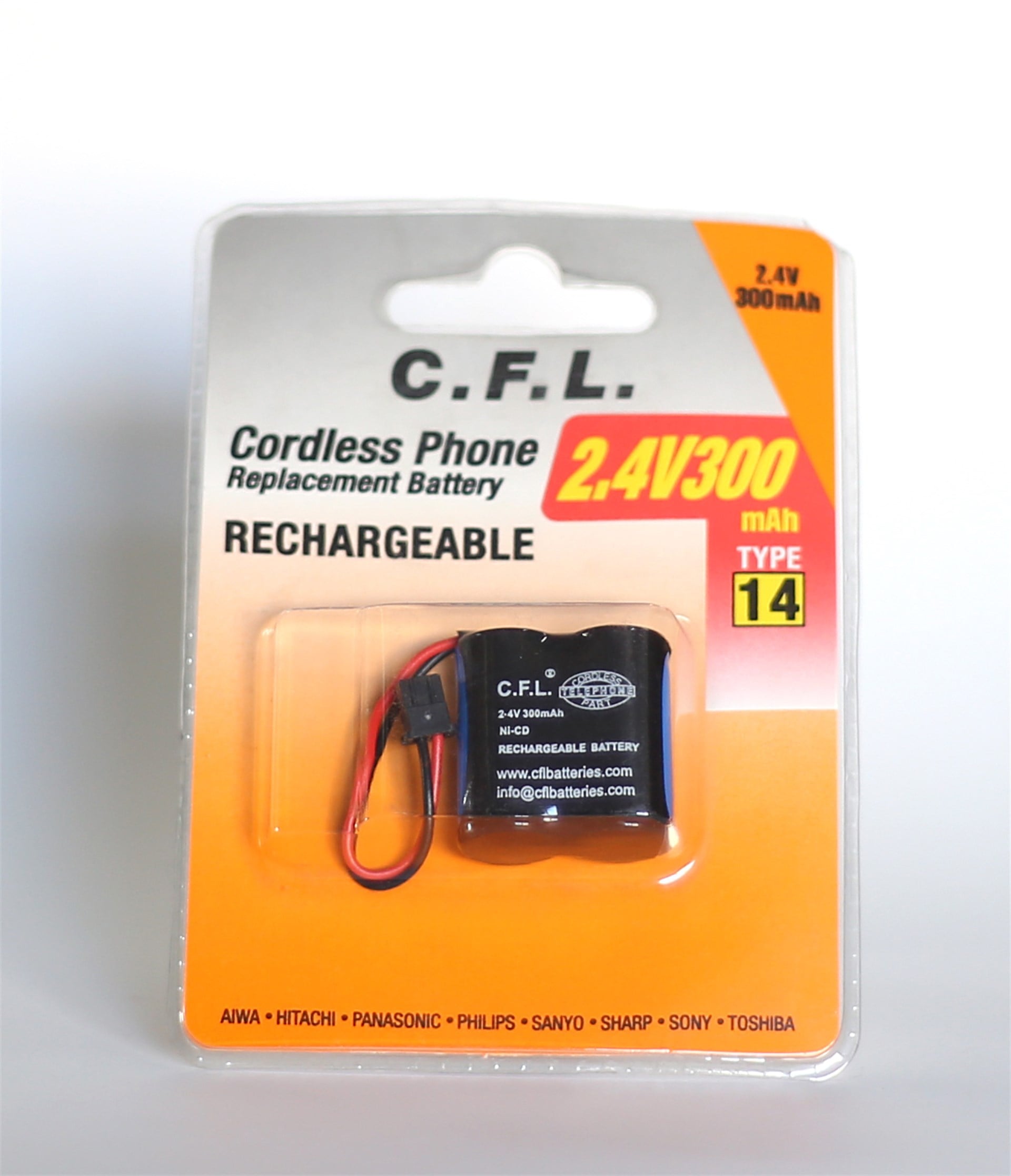 CFL 2.4 V KISA 300 MAH PİL
