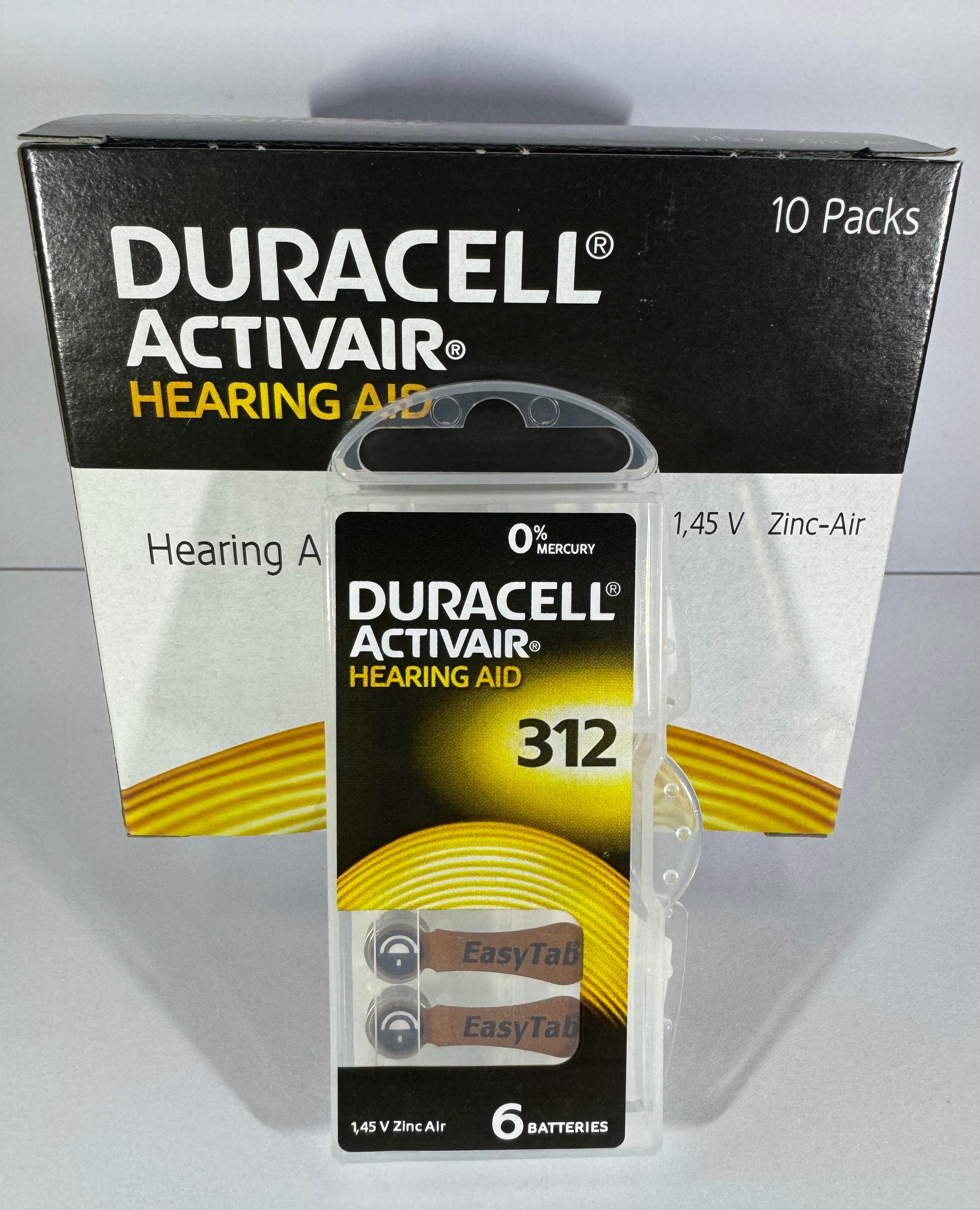 DURACELL 312 NO. KULAKLIK PİLİ