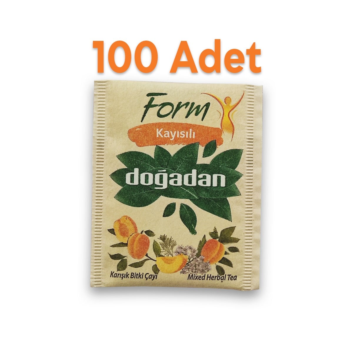 Doğadan Form Kayısılı Karışık Bitki Çayı 100 Adet