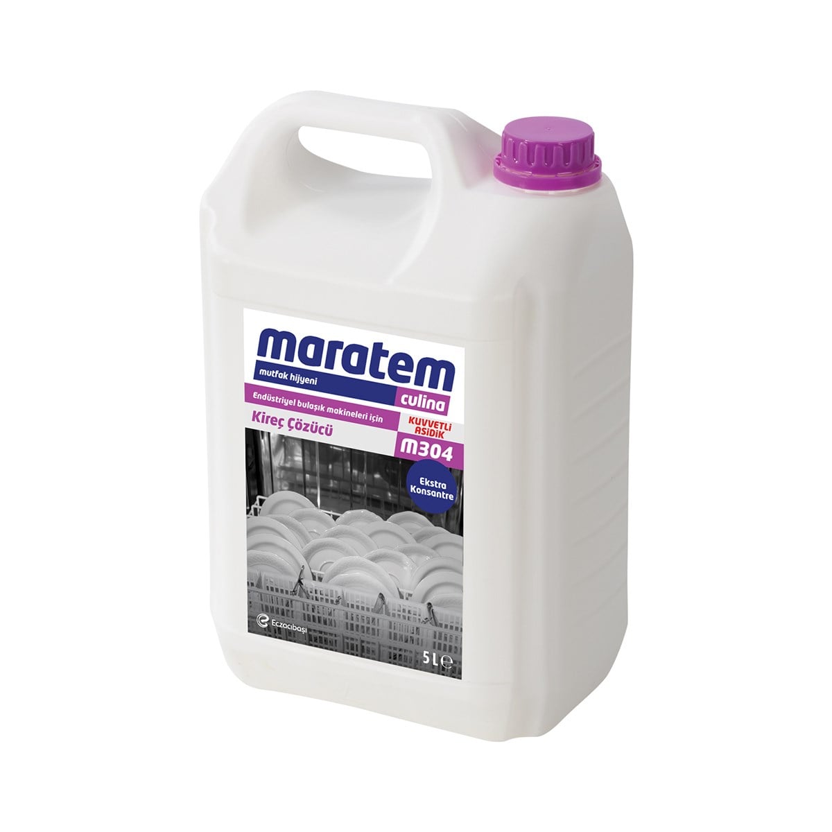 Maratem M304 Endüstriyel Bulaşık Makinesi Kireç Çözücü 5 Lt