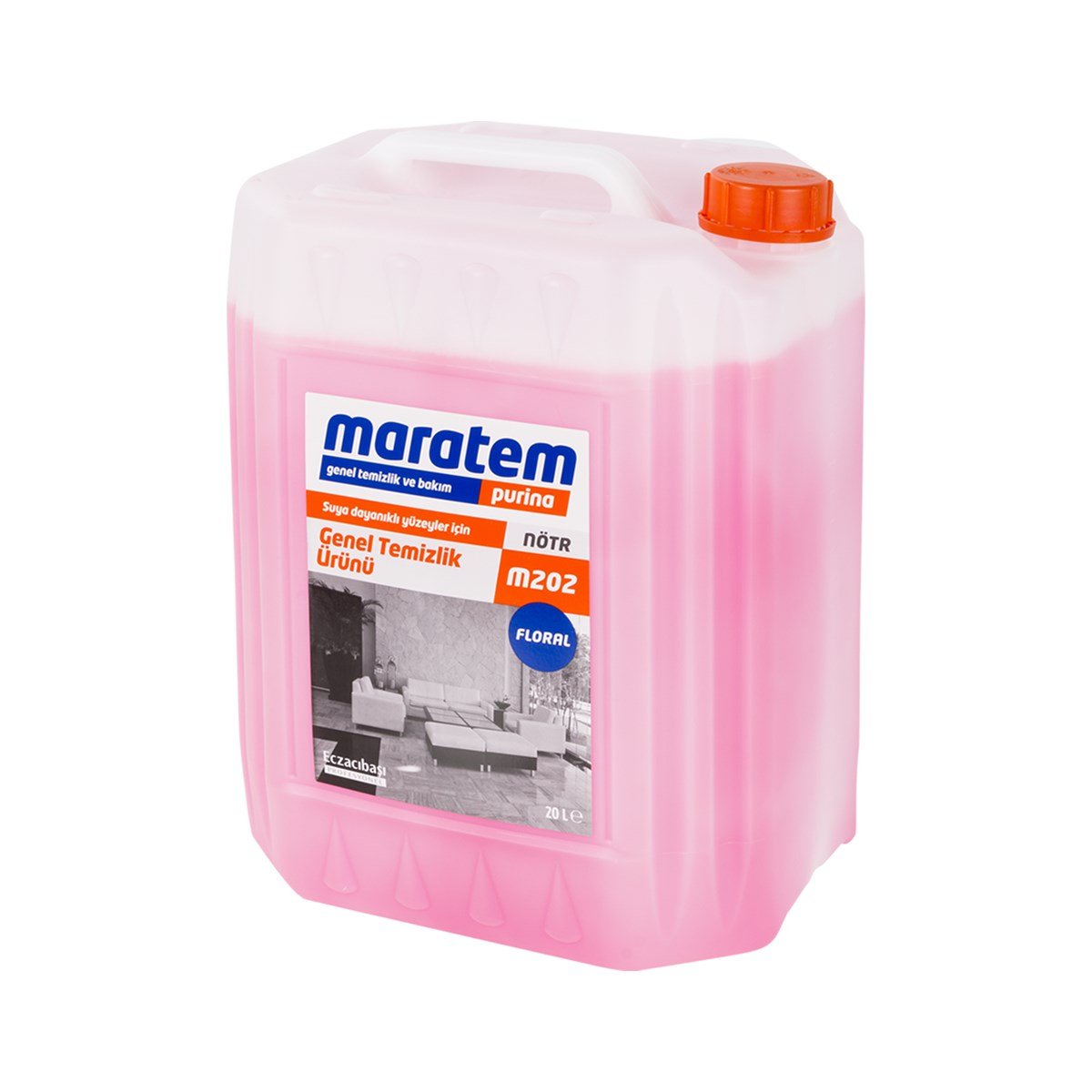 Maratem Purino M202 Çiçek Kokulu Genel Temizlik Maddesi 20 lt