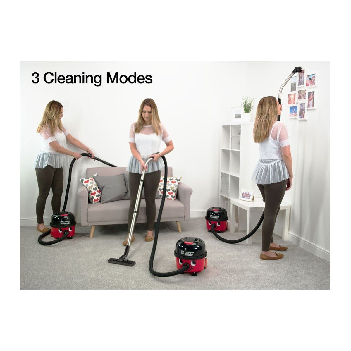 Numatic Henry Cordless HVB160 Şarjlı Süpürge Çift Bataryalı