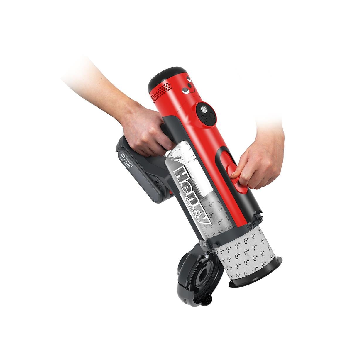 Numatic Henry Quick Dikey Şarjlı Süpürge Kırmızı