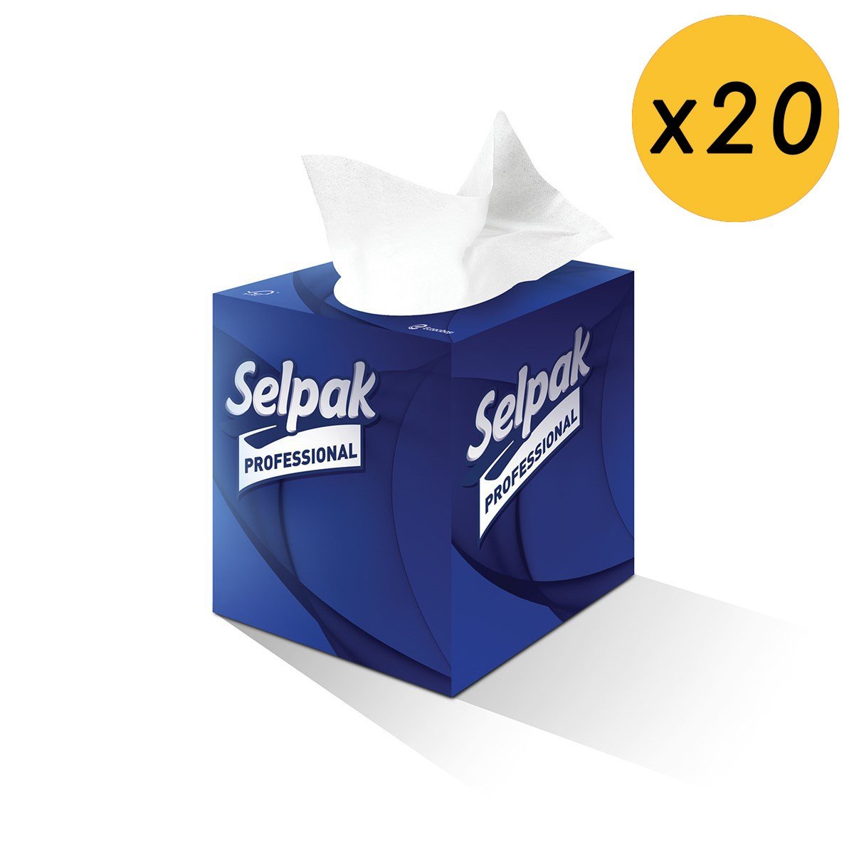 Selpak Professional Butik Kutu Mendil 48 Yaprak 1 Koli
