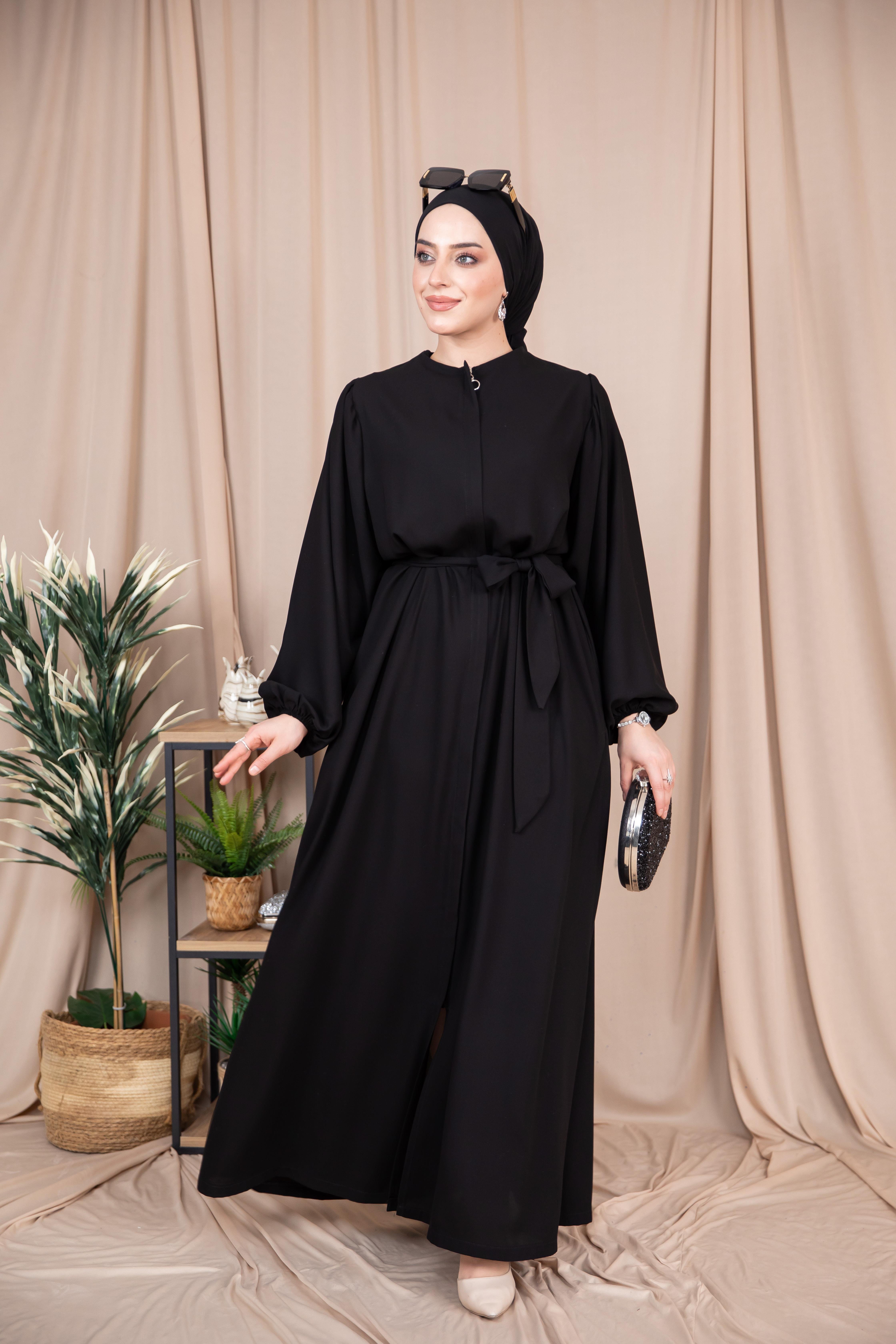 Balon Kol Abaya - Siyah